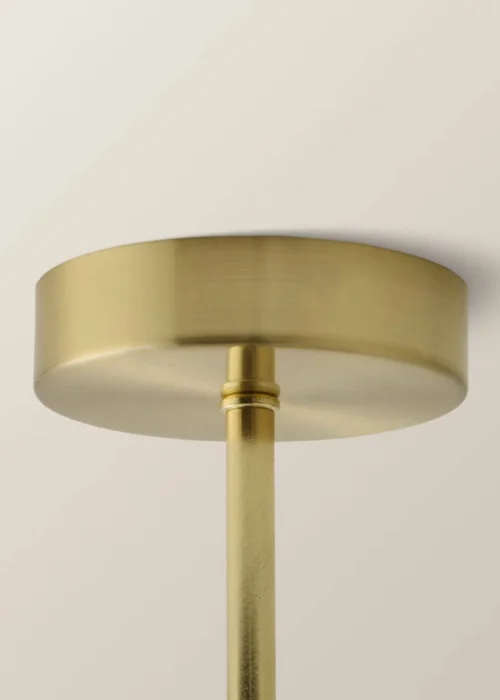 ValueLights Kincaid 3 Arm Gold Chandelier Ceiling Light - One Size Image 6