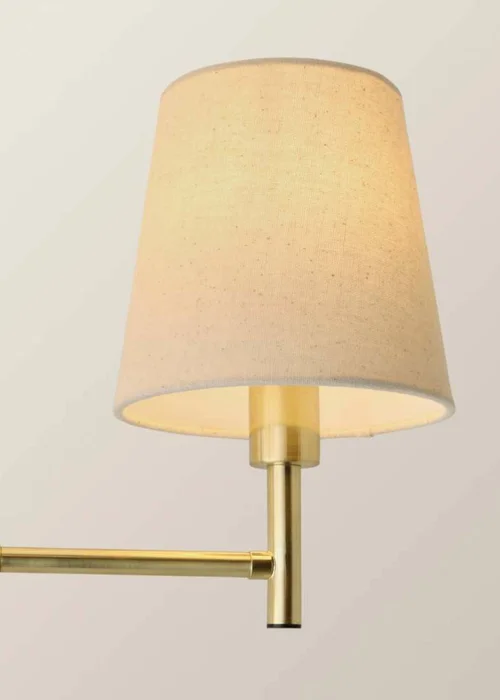 ValueLights Kincaid 3 Arm Gold Chandelier Ceiling Light - One Size Image 5
