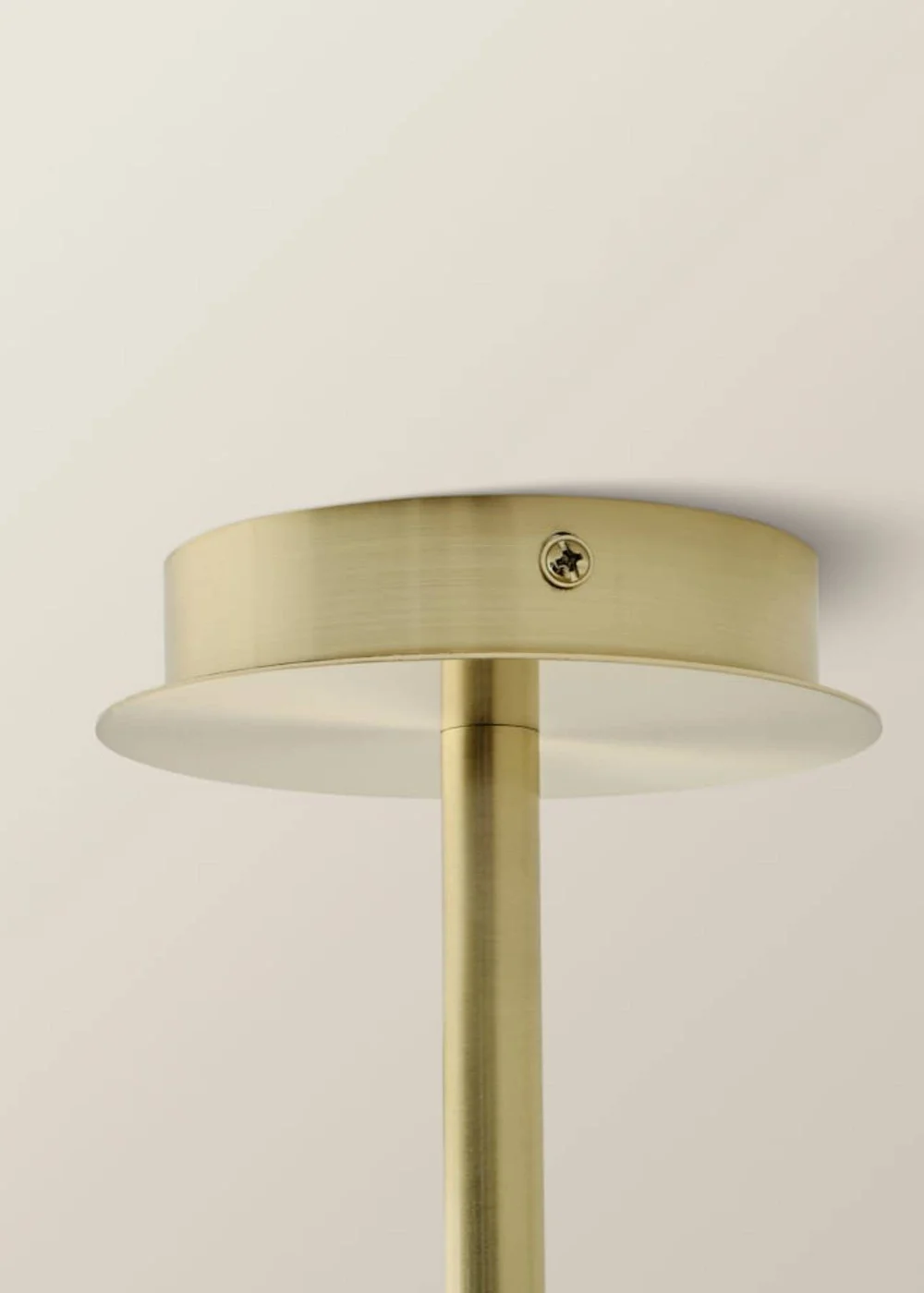 ValueLights Canya 3 Way Gold Ceiling Light Clear Ribbed Shades - One Size Image 6