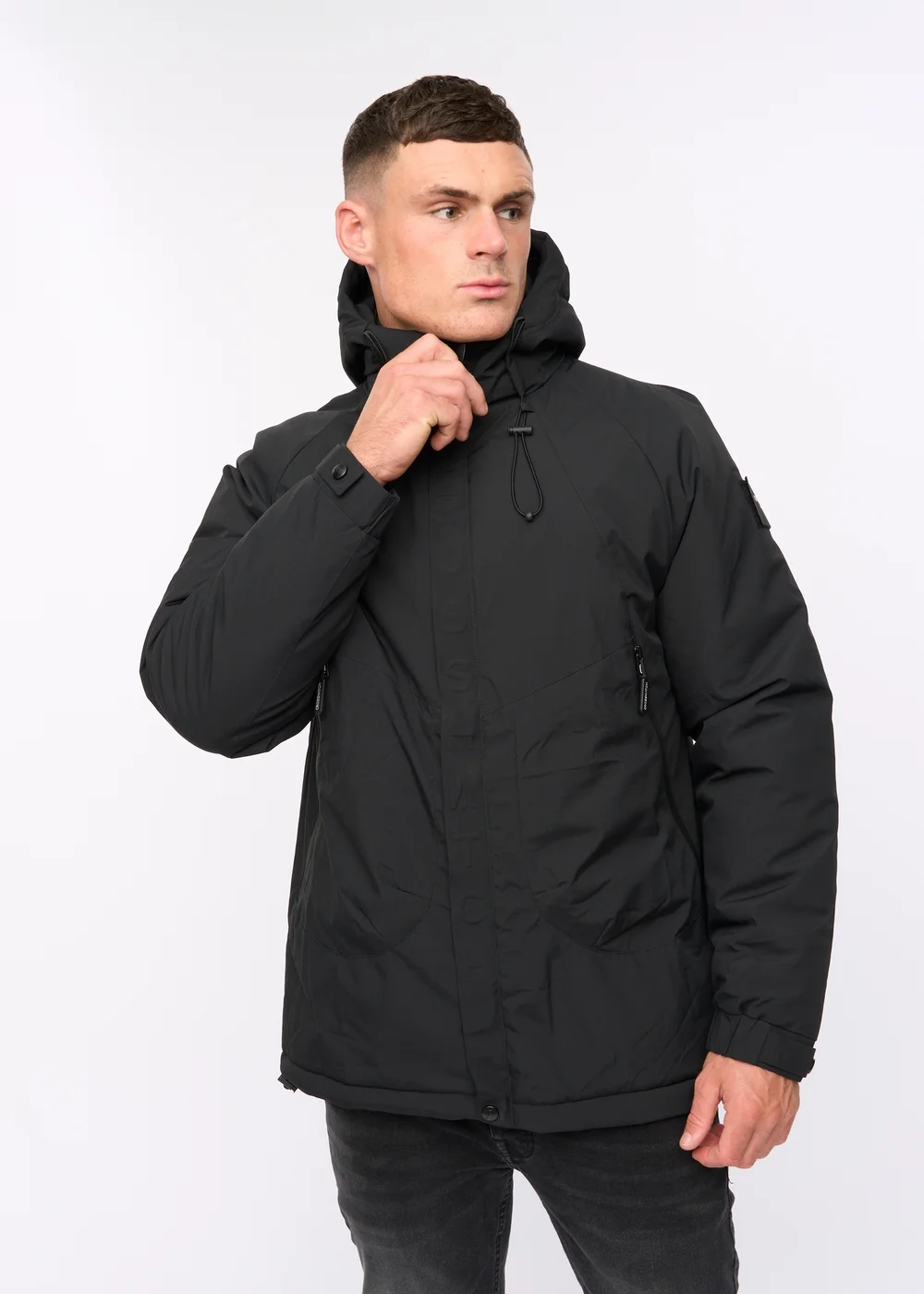 Crosshatch Black Rendors Jacket - S Image 1
