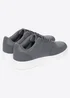 Crosshatch Grey/White Avelino Trainers - Size 8 Image 2