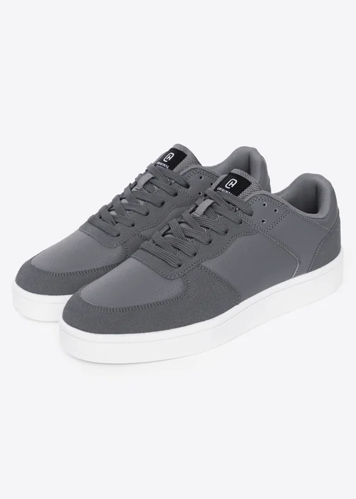 Crosshatch Grey/White Avelino Trainers - Size 8 Image 1