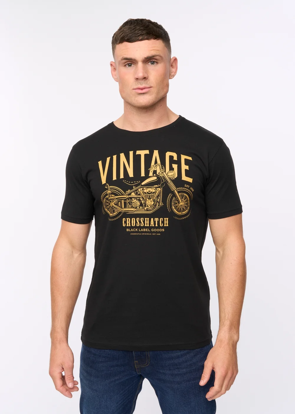 Crosshatch Assorted Motohub T-Shirt 5pk - Large Image 2