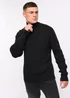 Crosshatch Black Havaline 1/4 Zip Knit - XXL Image 6