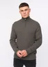 Crosshatch Charcoal Havaline 1/4 Zip Knit - XXL Image 5