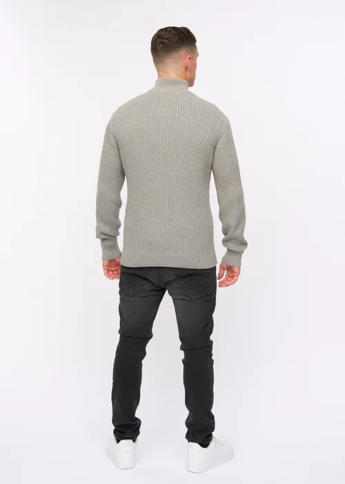 Crosshatch Grey Havaline 1/4 Zip Knit - XXL Image 4