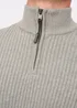 Crosshatch Grey Havaline 1/4 Zip Knit - XXL Image 2