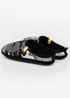 Crosshatch Black Camo Padfoot Slippers - Size 7-8 Image 2