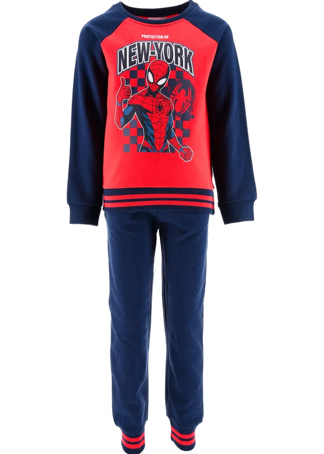 Ada & Ted Marvel Spider-Man New York Kids Sweatshirt & Joggers Set (3-8 Years)