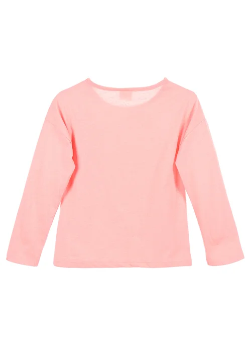 Ada & Ted Bluey Pocket Kids Pink Long Sleeve Top (3-8 Years) - Age 4 Years Image 2