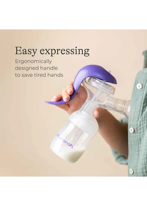 Lansinoh Clear Manual Breast Pump - One Size Image 5