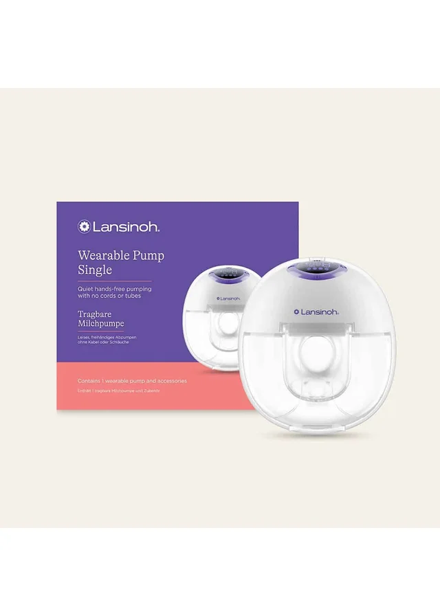Lansinoh Clear Wearable Single Breast Pump