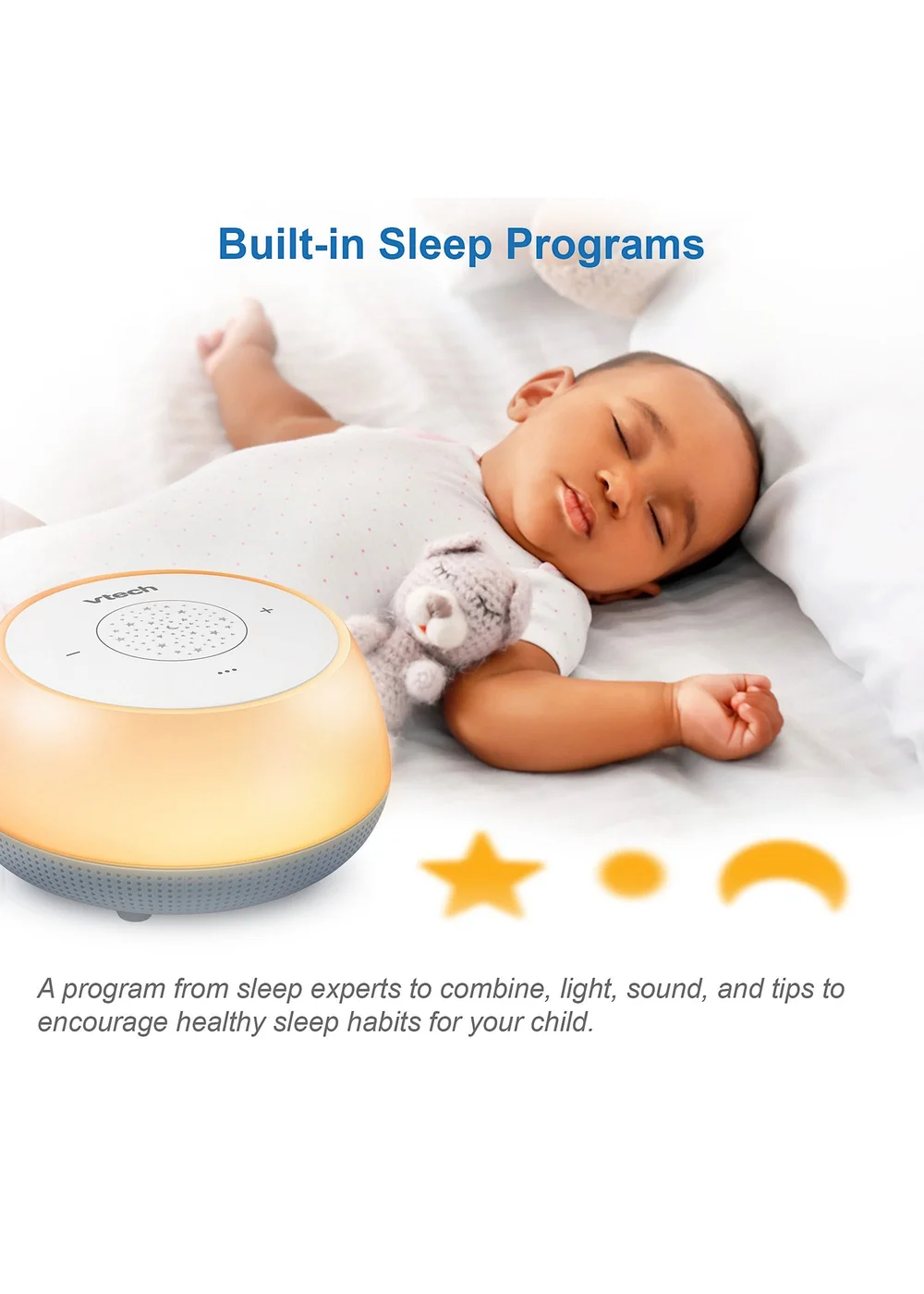 VTech White BC8213 Mini Soother - One Size Image 6