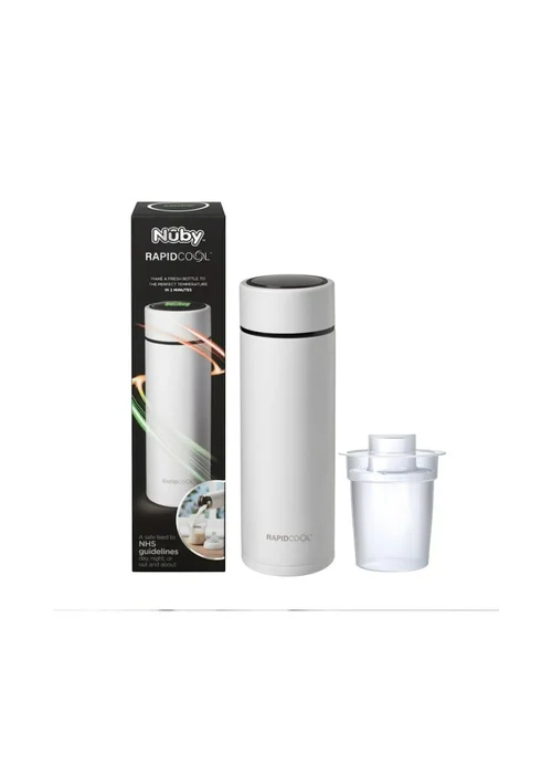 Nuby Light Grey RapidCool Flask - One Size Image 6
