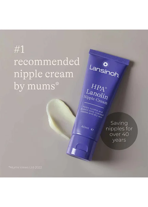Lansinoh Purple HPA Lanolin Nipple Cream 40ml - One Size Image 2