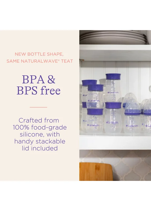 Lansinoh Feeding Bottle Starter Set - One Size Image 3