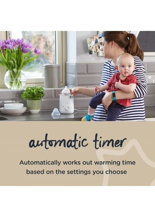 Tommee Tippee White Electric Bottle Warmer - One Size Image 4