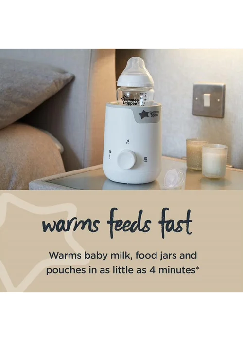 Tommee Tippee White Electric Bottle Warmer - One Size Image 3