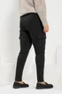 Yours Black Bengaline Cargo Trousers - 24 Image 3