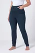 Yours Blue Ava Stretch Skinny Jeans - 22/L30 Image 1