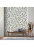 Arthouse Ginkgo Leaf Trail Blue/Grey Wallpaper - One Size Image 4