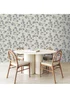Arthouse Ginkgo Leaf Trail Blue/Grey Wallpaper - One Size Image 3