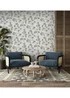Arthouse Ginkgo Leaf Trail Blue/Grey Wallpaper - One Size Image 5