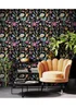 Arthouse Lush Paradise Black Wallpaper - One Size Image 5