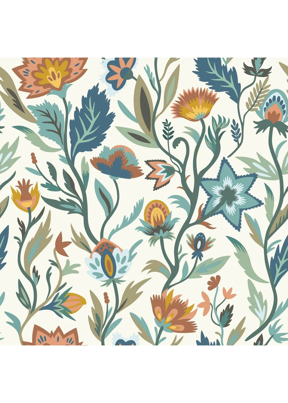 Arthouse Lush Paradise Blue Wallpaper - One Size Image 1