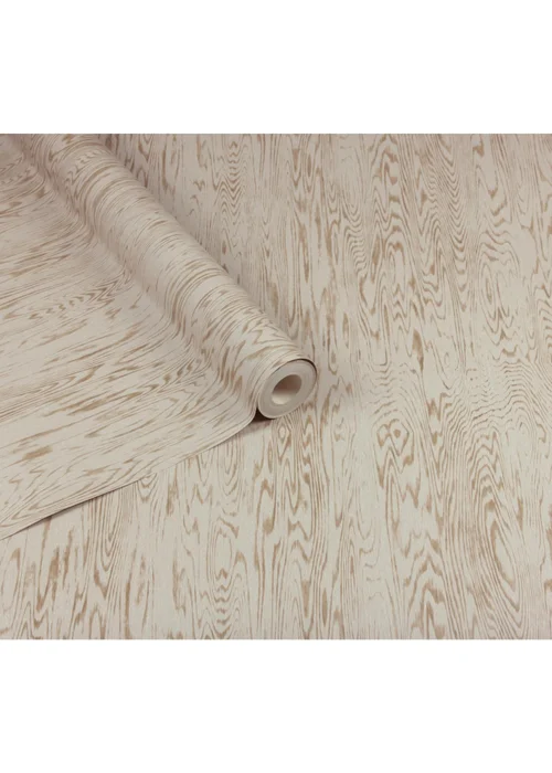 Arthouse Wood Grain Neutral Wallpaper - One Size Image 2