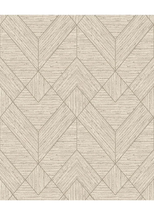 Arthouse Wood Grain Geo Neutral / Gold Wallpaper - One Size Image 1