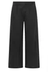 Yours Black Pleated Wide Leg Jeans - 14 Image 5