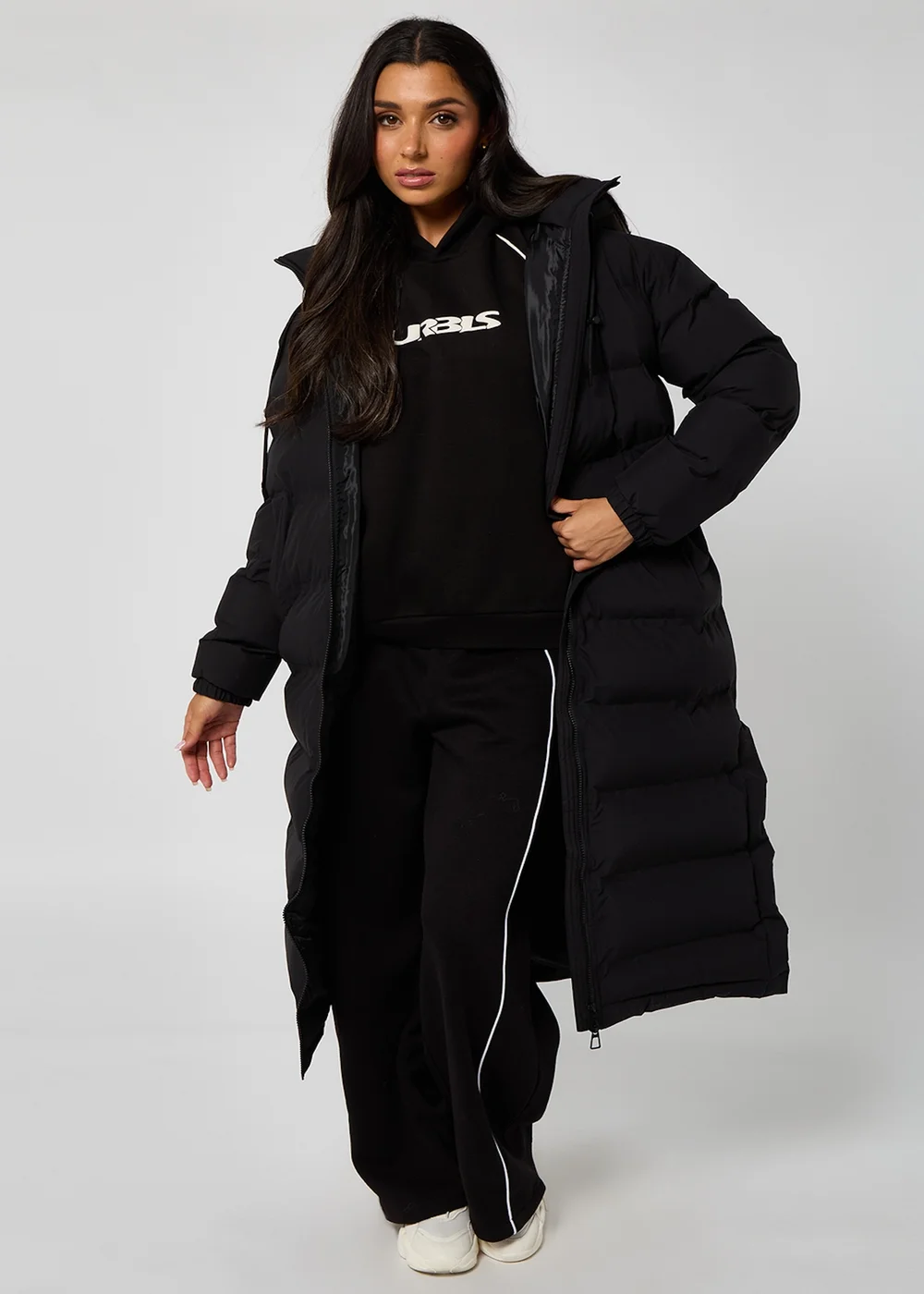 Urban Bliss Black Heatseal Maxi Puffer Coat - 8 Image 2