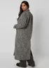 Urban Bliss Grey Longline Zebra Formal Coat - 8 Image 4
