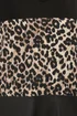 Yours Curve Black Faux Leather Leopard Block Jumper - Size 22-24 Image 4