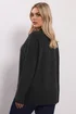 Yours Black Drop Shoulder Seam Detail Jumper - Size 22-24 Image 3
