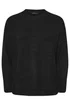Yours Black Drop Shoulder Seam Detail Jumper - Size 22-24 Image 5