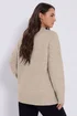 Yours Beige Brown Drop Shoulder Seam Detail Jumper - Size 26-28 Clothing Image 3