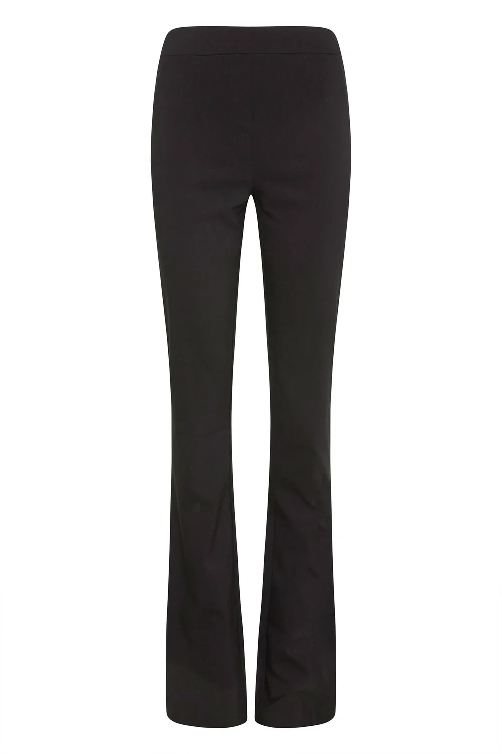 Long Tall Sally Black Stretch Straight Leg Trousers - 16/L36 Image 3