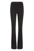 Long Tall Sally Black Stretch Straight Leg Trousers - 16/L36 Image 3