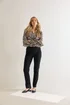 Long Tall Sally Black Stretch Straight Leg Trousers - 16/L36 Image 1