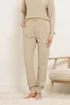 Long Tall Sally Beige Brown Waffle Lounge Trousers - Size 10 Image 2