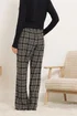 Long Tall Sally Black Cotton Check Pyjama Bottoms - Size 22-24 Image 3