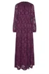 Long Tall Sally Purple Jacquard Boho Maxi Dress - 12 Image 5