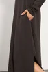 PixieGirl Petite Chocolate Brown T-Shirt Maxi Dress - 10 Image 4