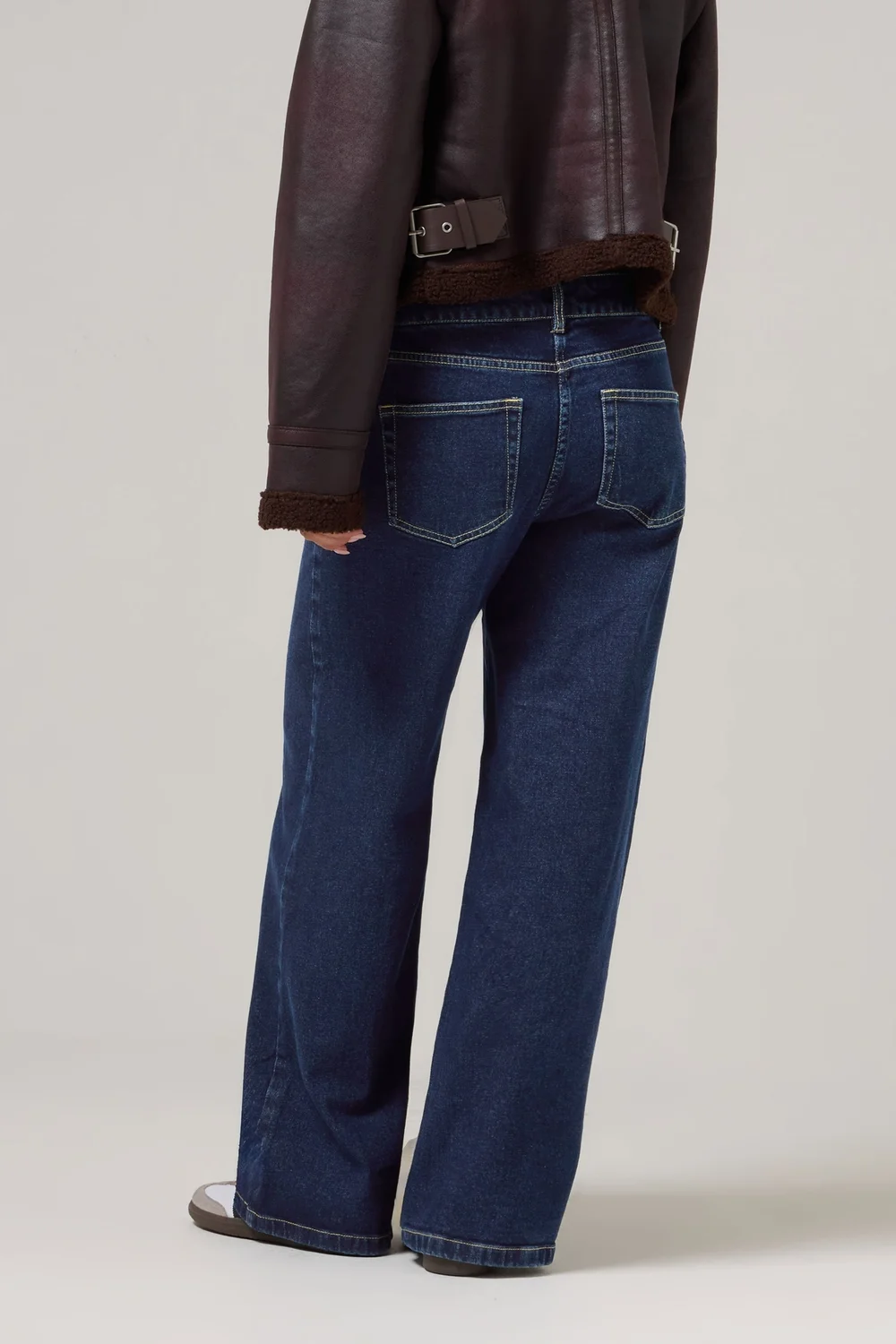 PixieGirl Petite Dark Blue Wide Leg Jeans - 6 Image 3