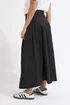 PixieGirl Petite Black Pleated Midaxi Skirt - Size 8 Image 4