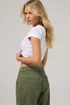PixieGirl Petite Green Non-Stretch Barrel Jeans - 16 Image 5