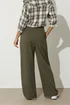 PixieGirl Petite Green Tie Wide Leg Trousers - 14 Image 4