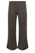 PixieGirl Petite Chocolate Brown Marl Wide Leg Trousers - 18 Image 5